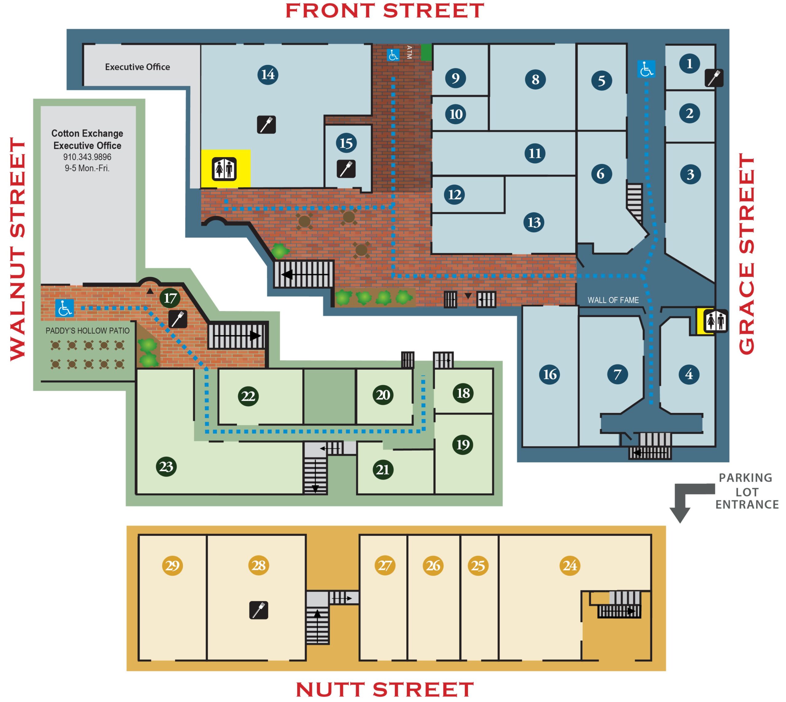 The Cotton Exchange Map Map of the Cotton Exchange